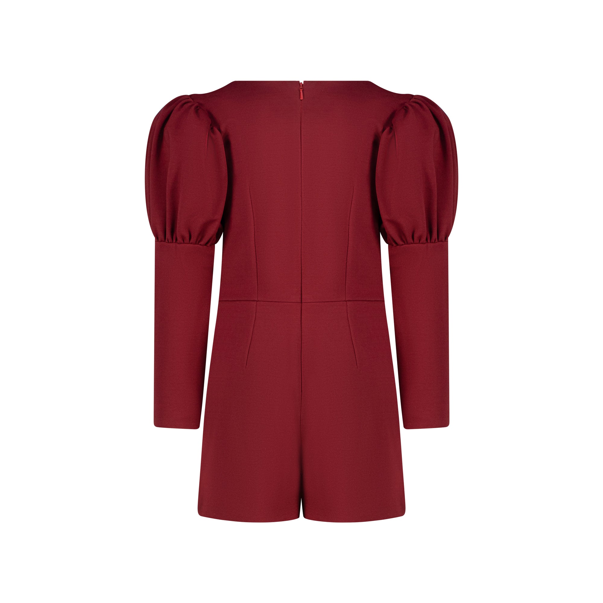 Rich Maroon Girl's Jumpsuit