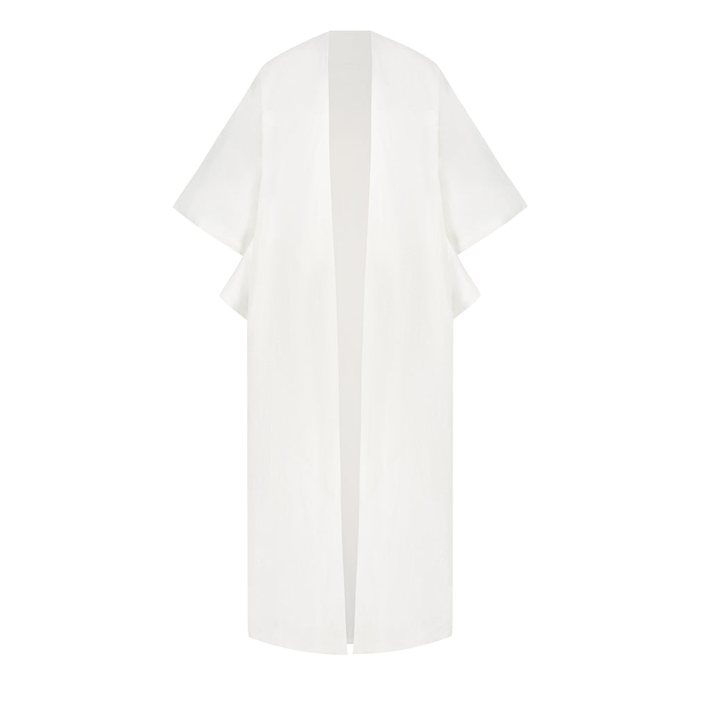 Desert Dune Girl's Linen Kaftan