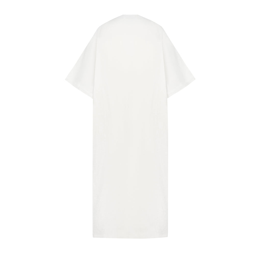 Desert Dune Girl's Linen Kaftan