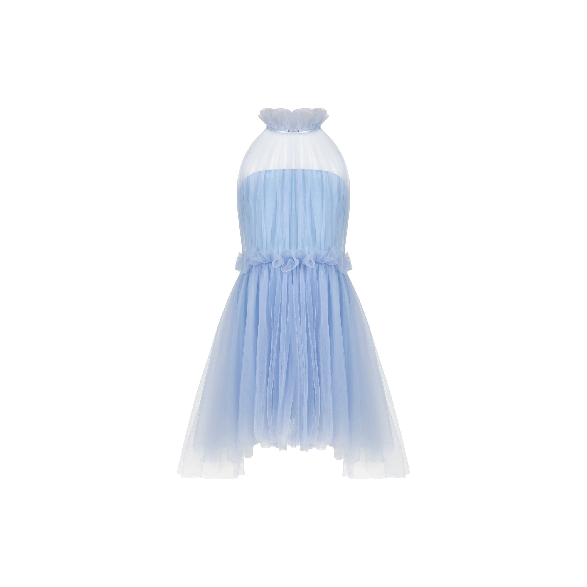 Soft Sapphire Girl's Tulle Dress