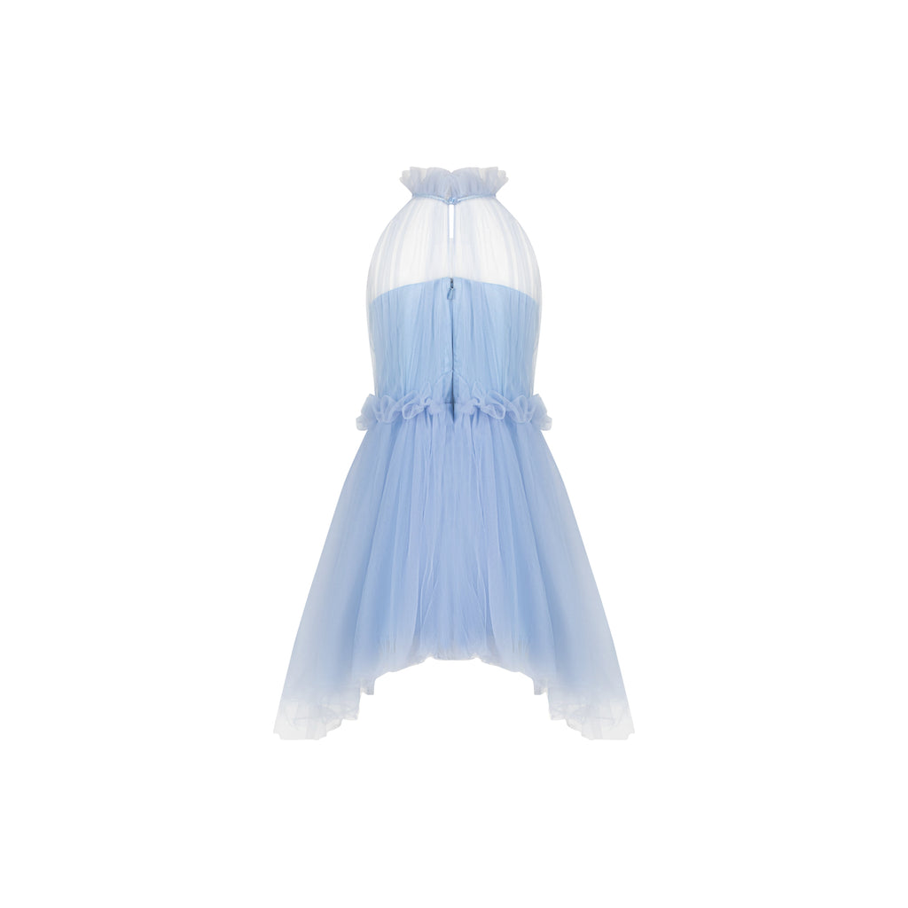 Soft Sapphire Girl's Tulle Dress