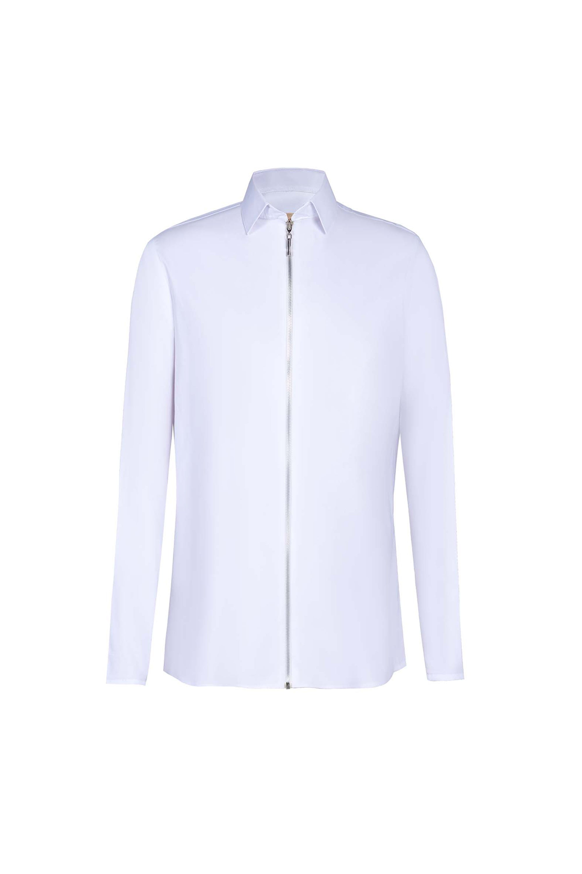 Nubes Serica Zip-Up Shirt