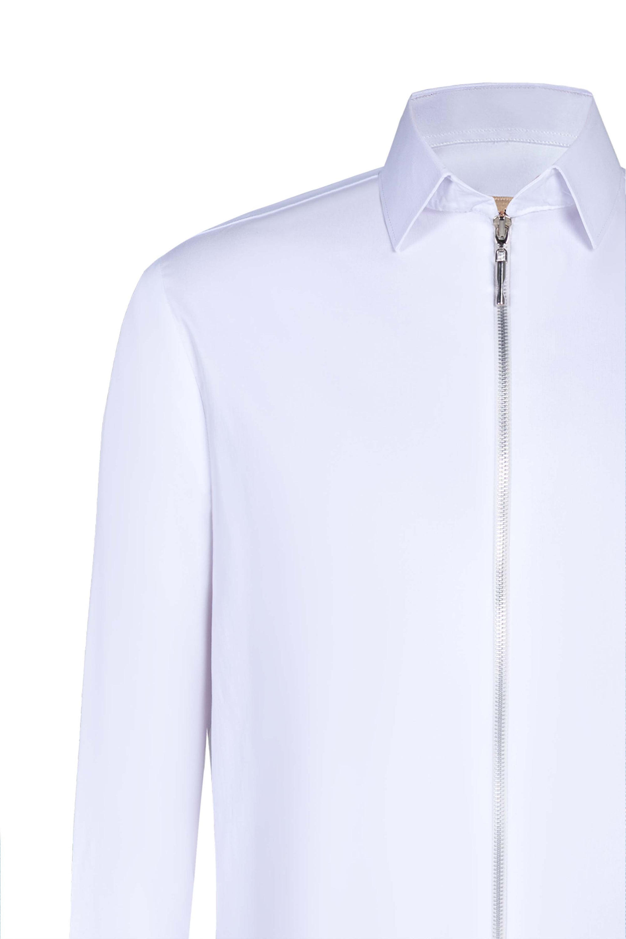 Nubes Serica Zip-Up Shirt