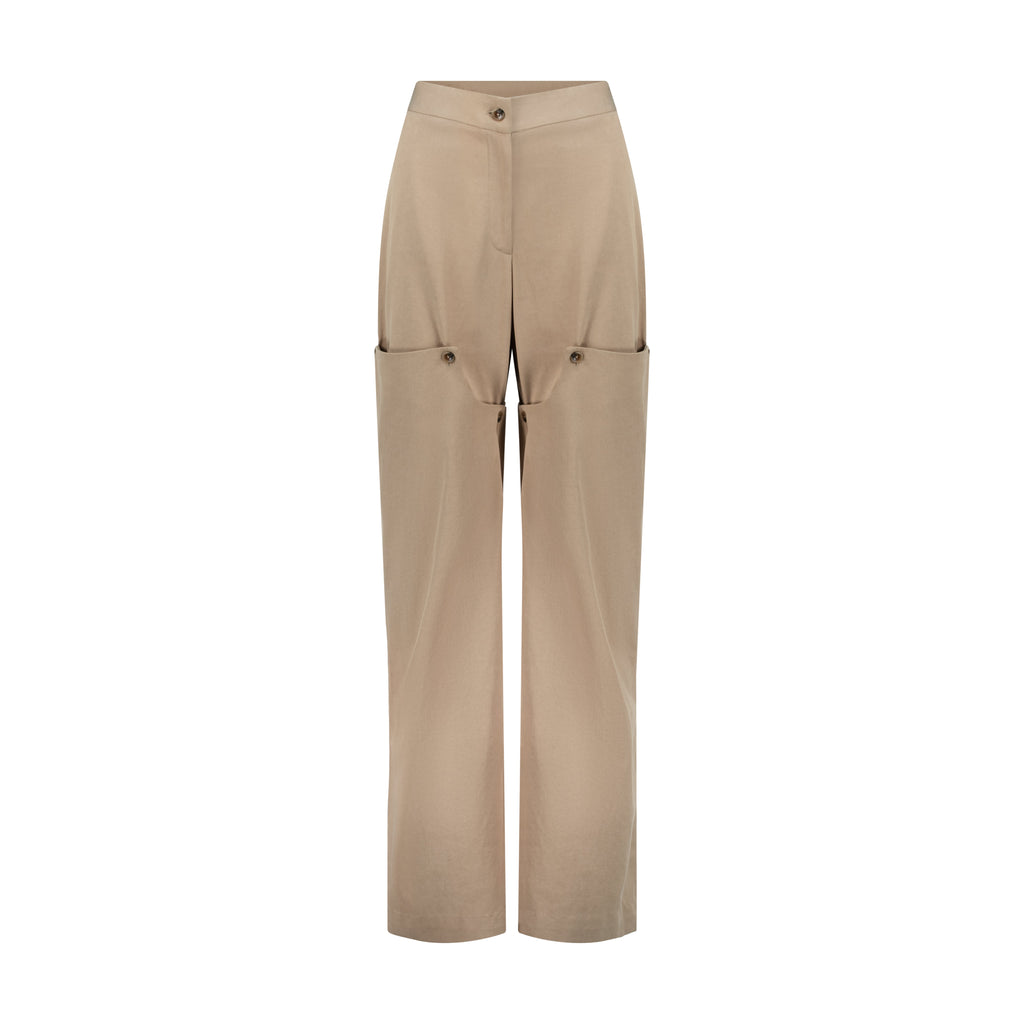 Mocha Marvel Women's Relaxed Trousers