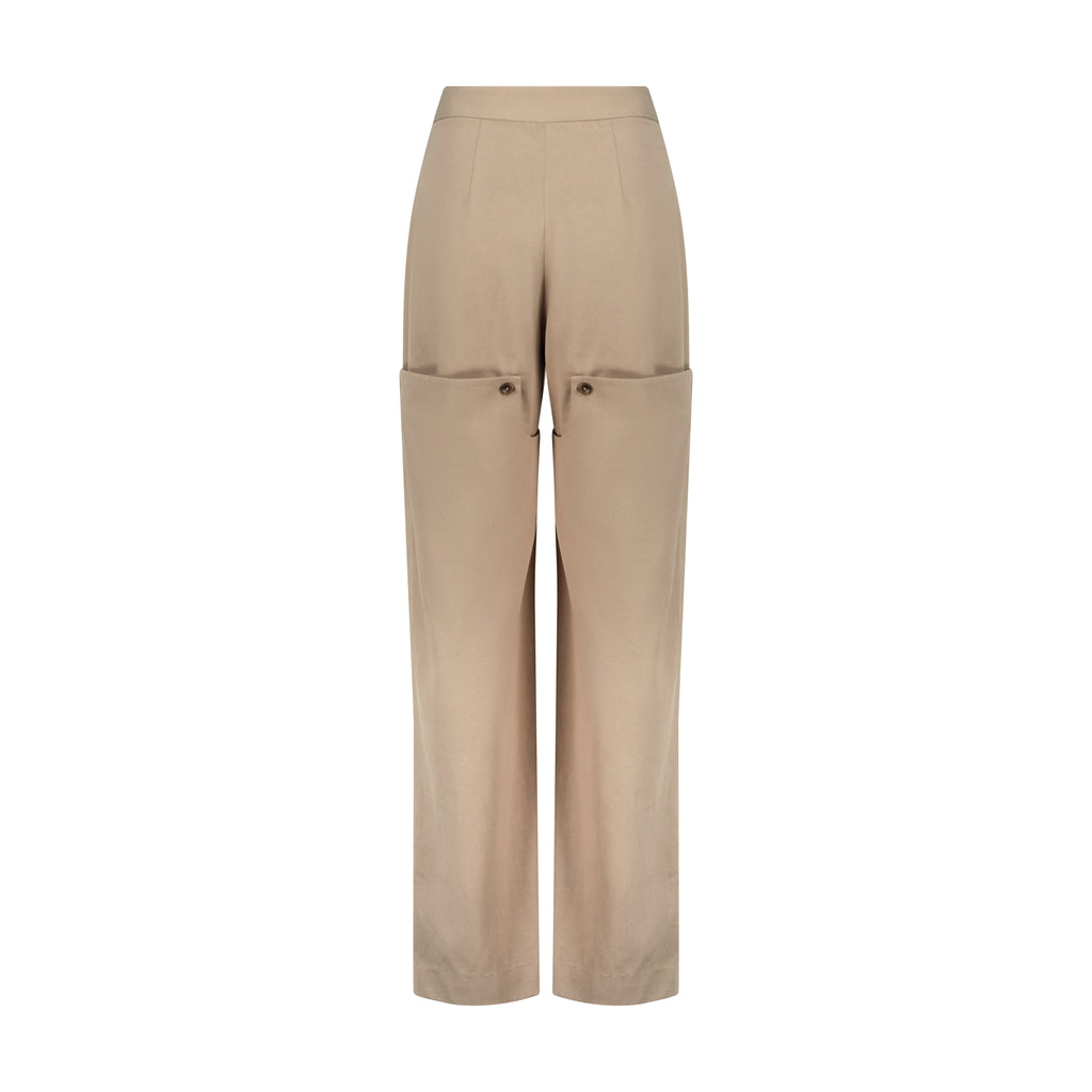 Mocha Marvel Women's Relaxed Trousers