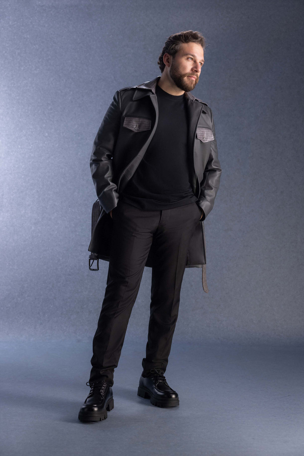 Argentea Linea Men Coat