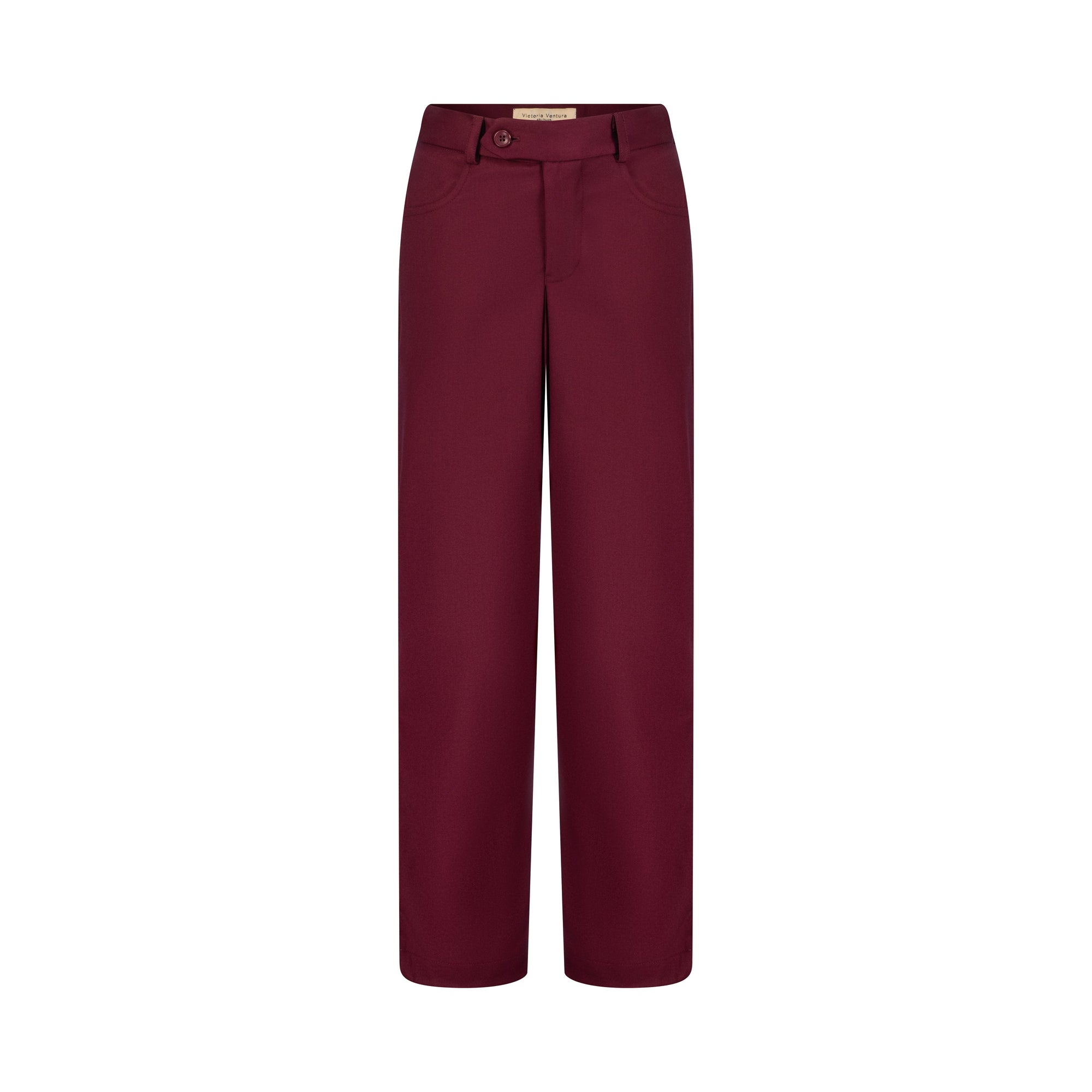 Rich Maroon Boy's Trouser