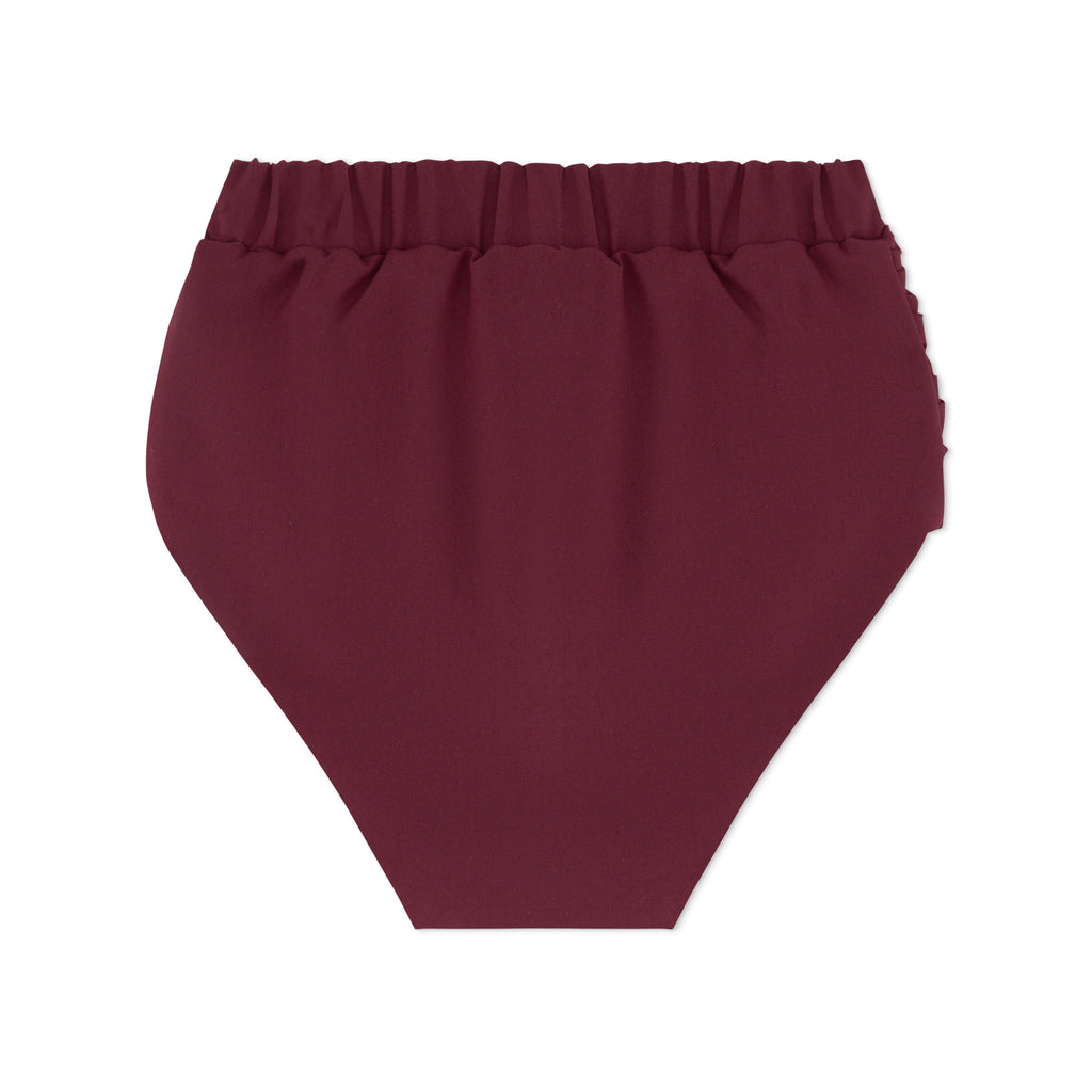 Rich Maroon Infant Boy's Bloomer