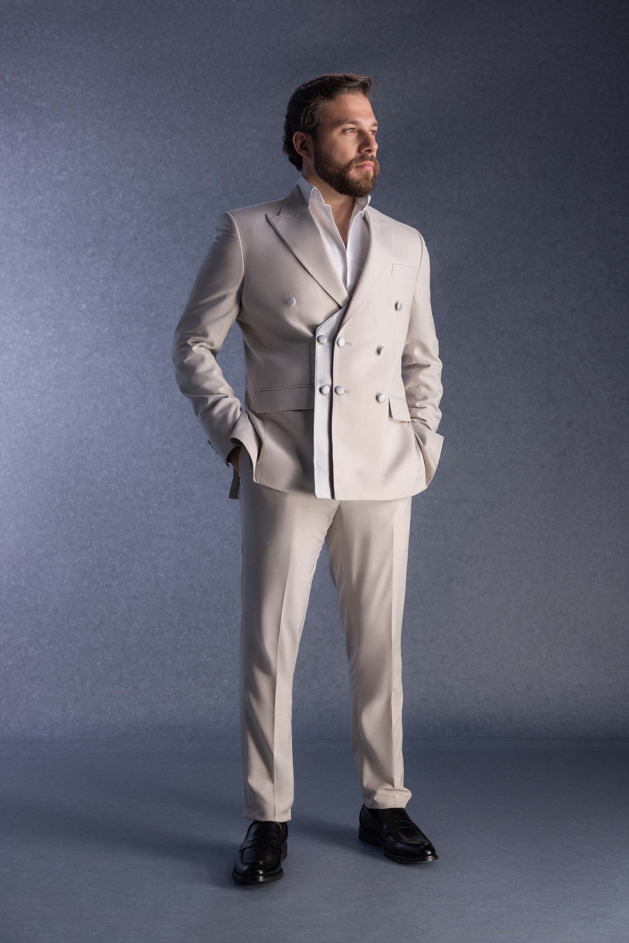 Caelum Silentii Men Suit - Taupe