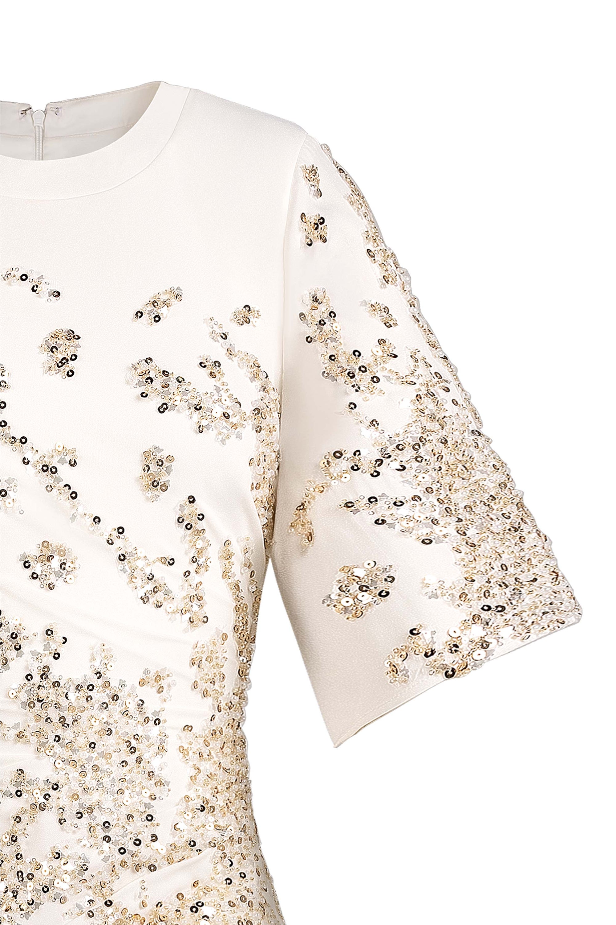 Aurum Solis Draped Dress