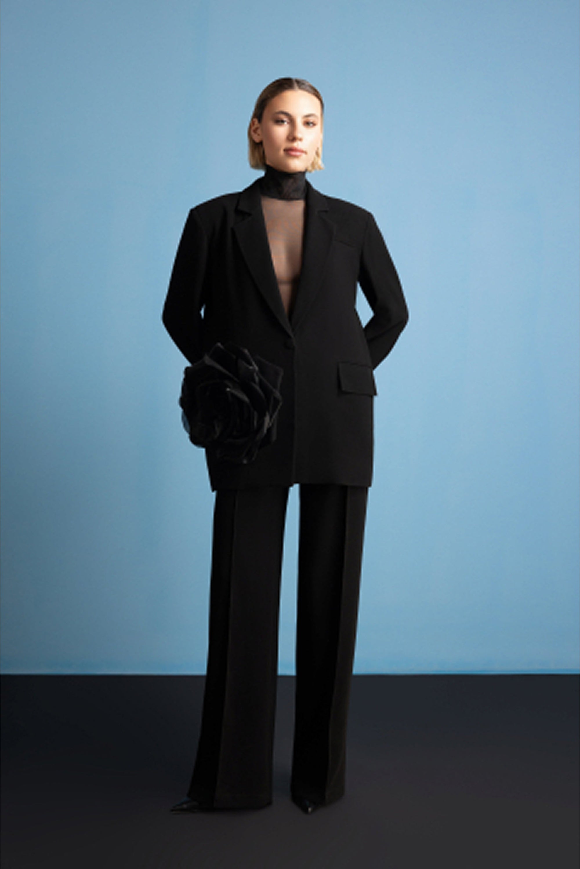 Nigrum & Album 3D Flower Suit