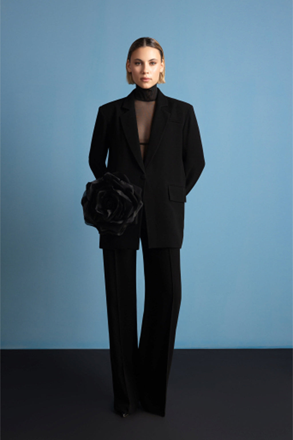 Nigrum & Album 3D Flower Suit