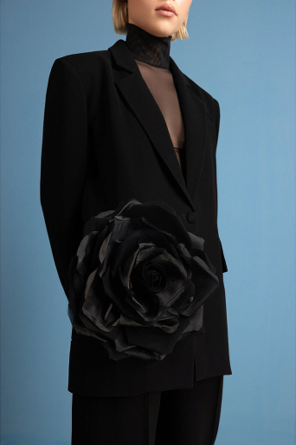 Nigrum & Album 3D Flower Suit