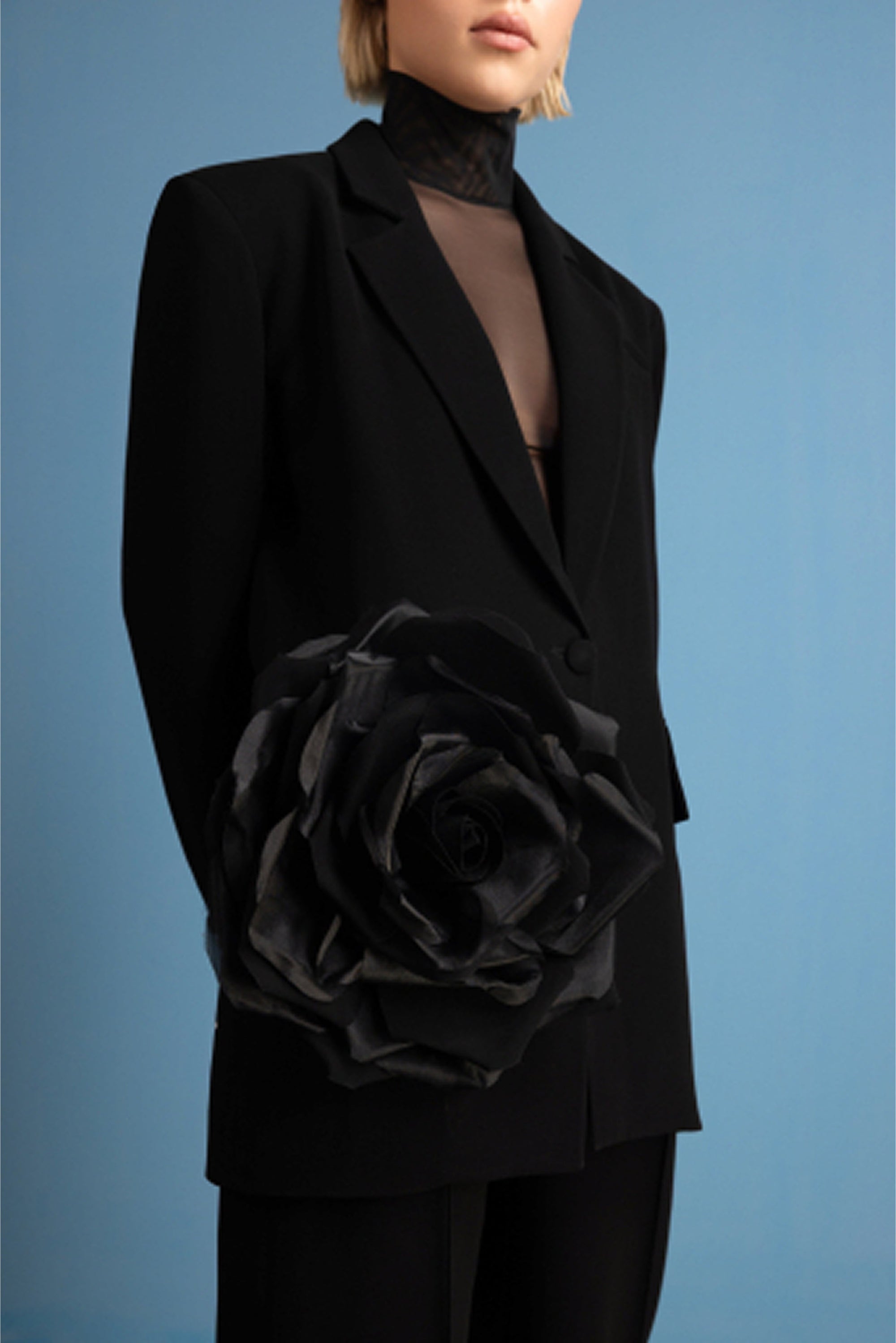 Nigrum & Album 3D Flower Suit