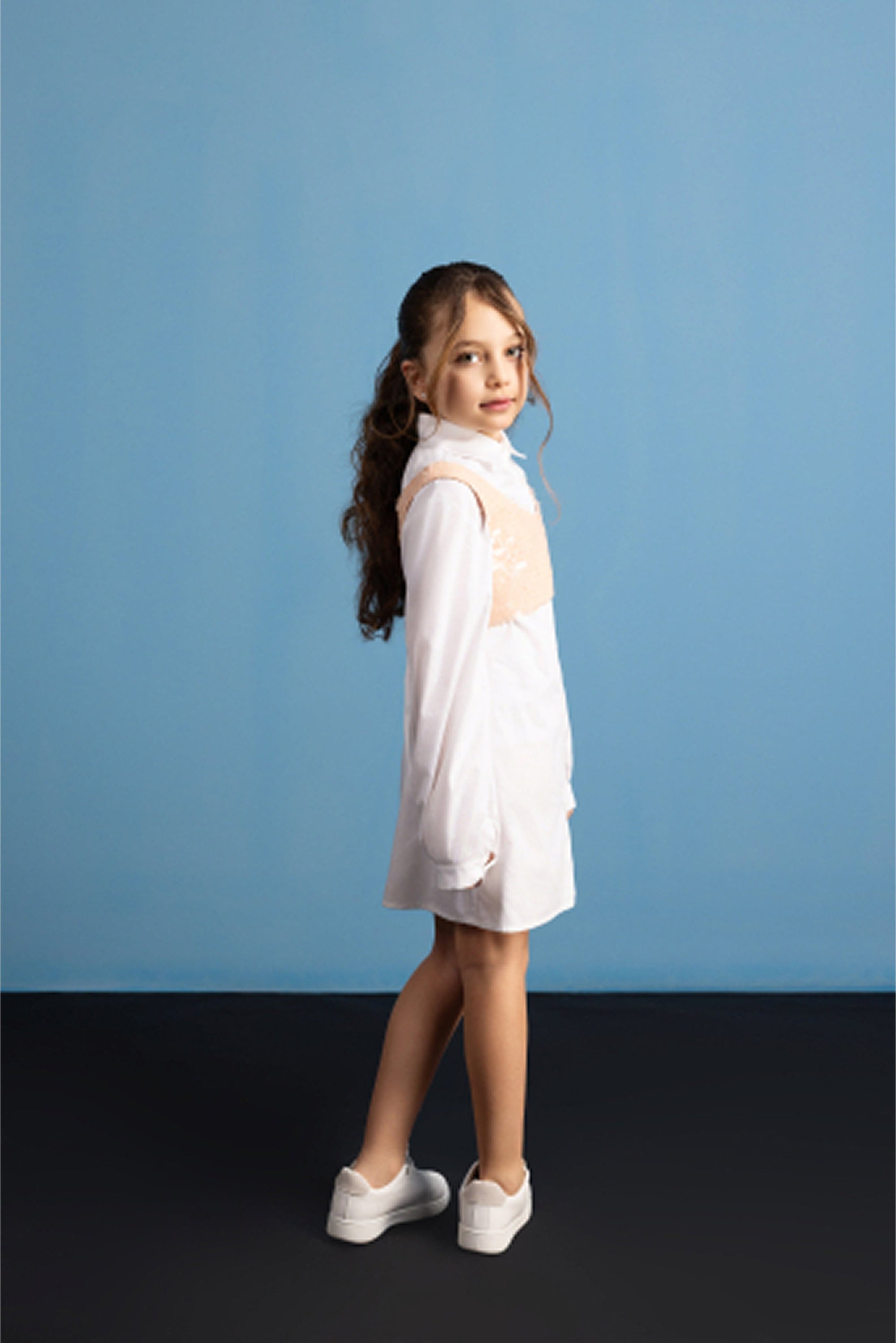 Vespera Rosa Shirt Dress