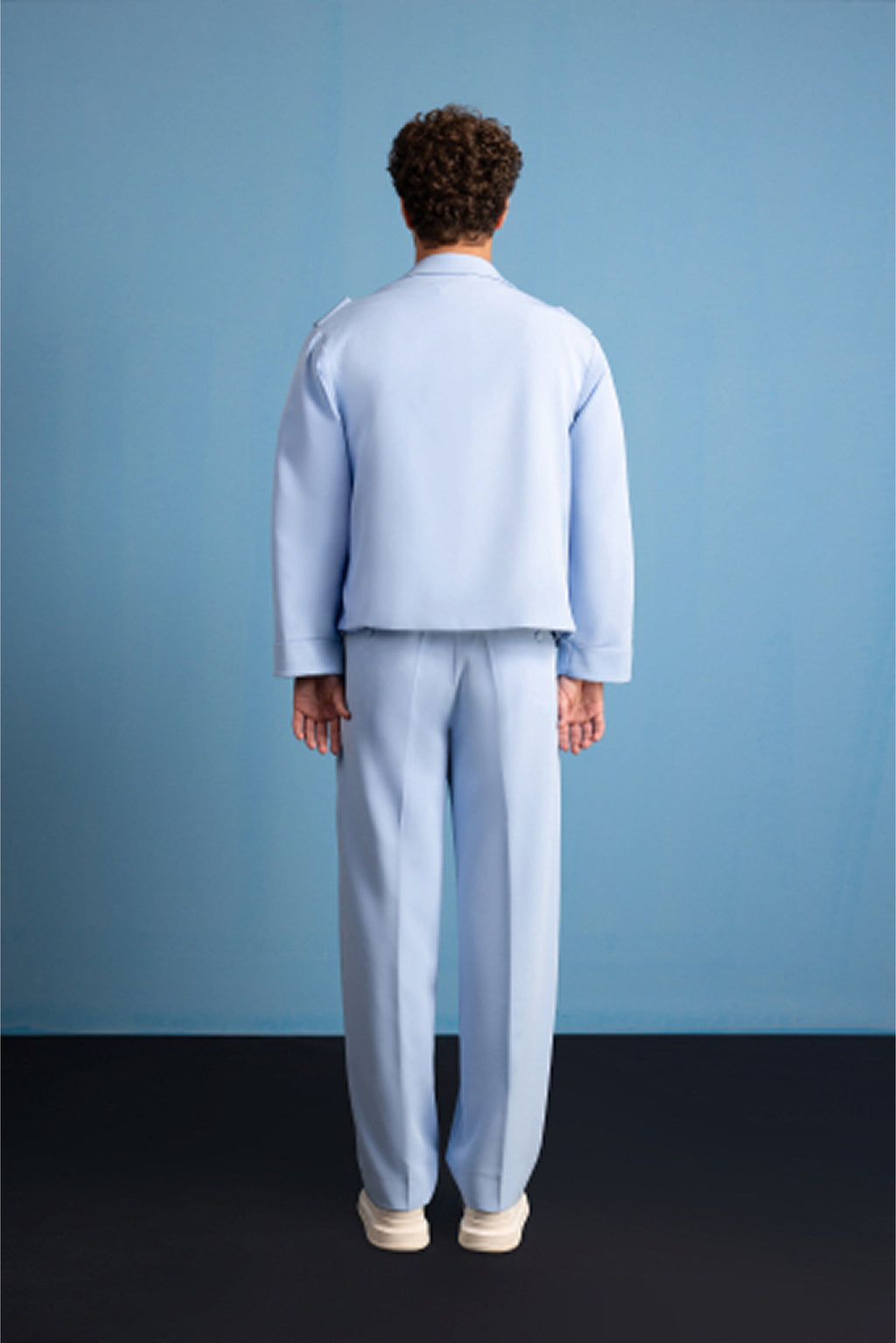 Caeruleum Flores Pleated Pants