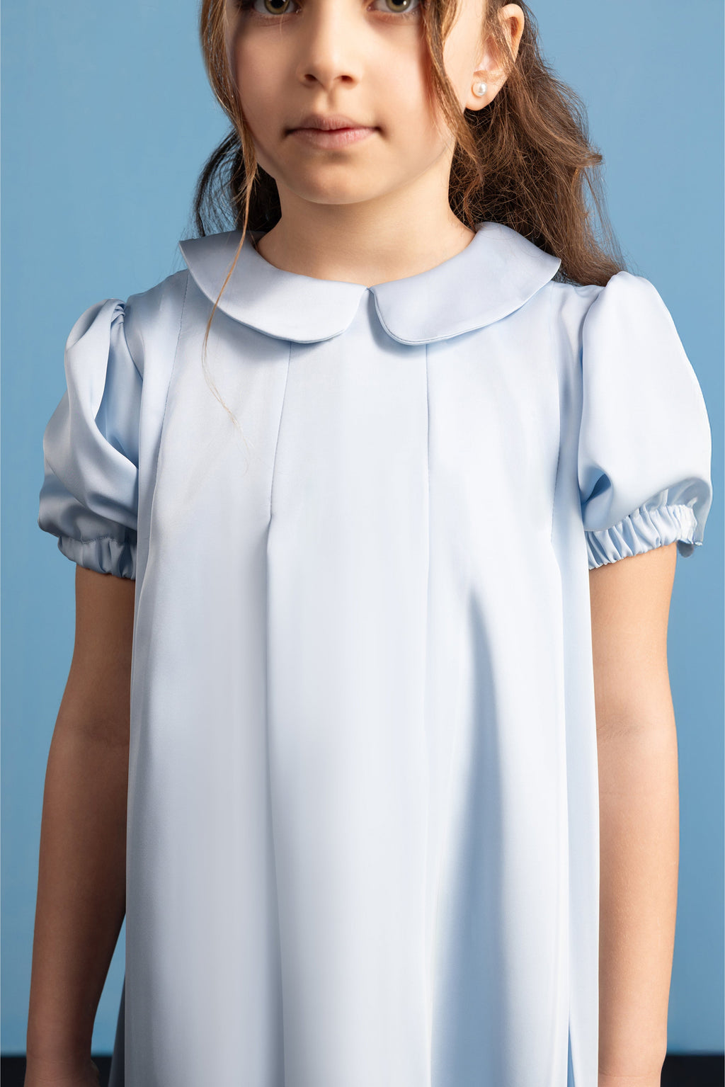 Caeruleum Flores Pleated Dress
