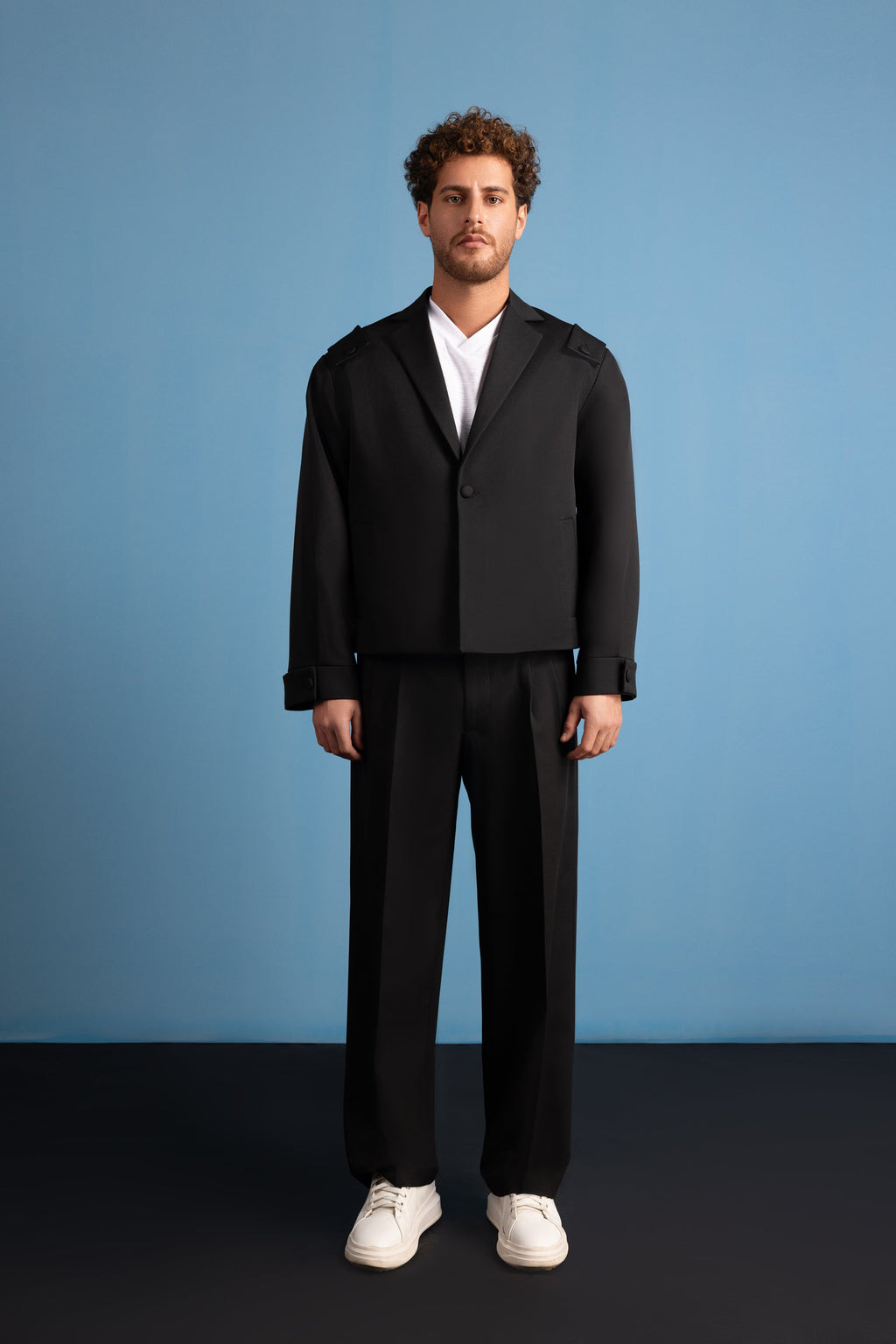 Caeruleum Flores Pleated Pants