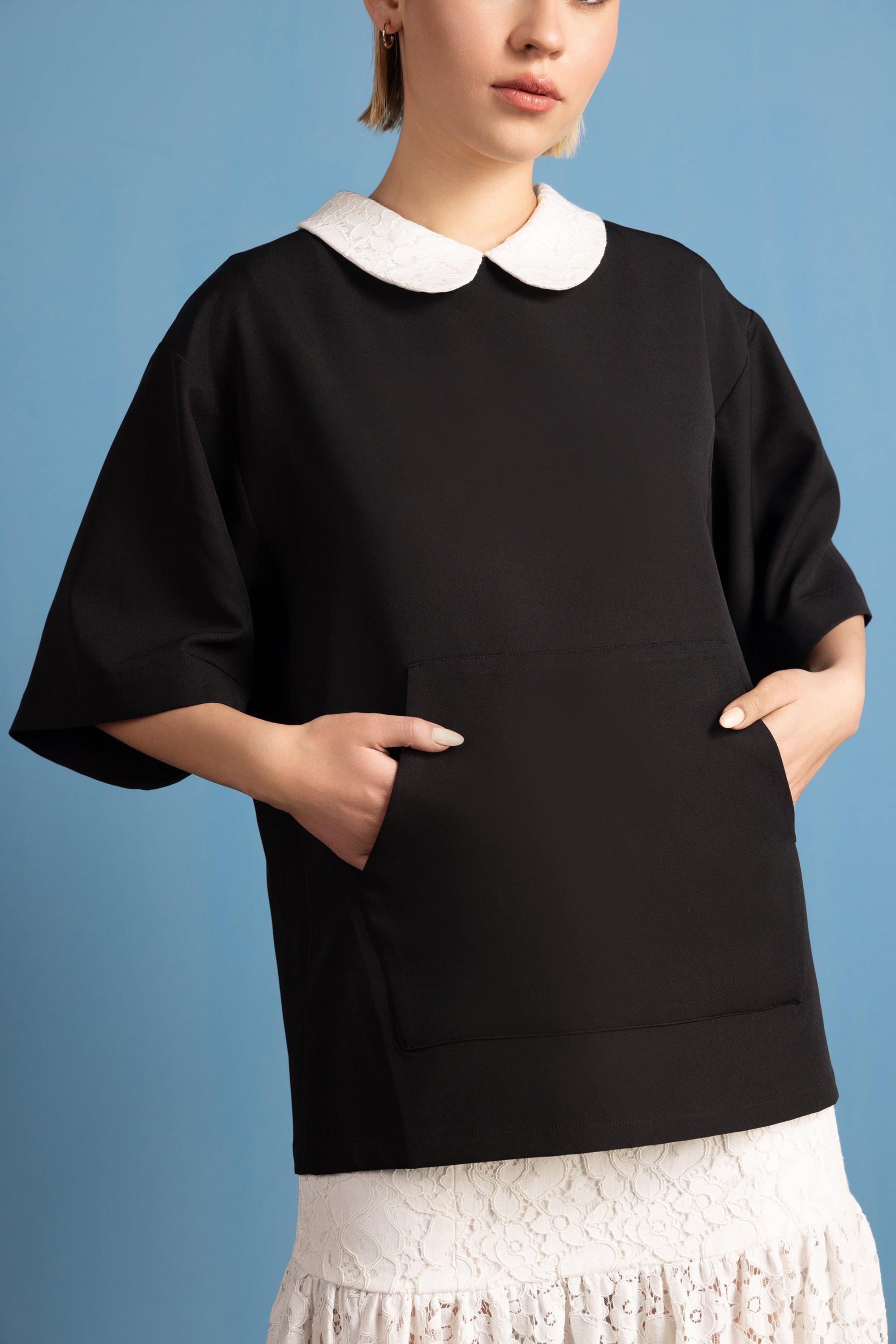 Inked Nivis Crepe Top