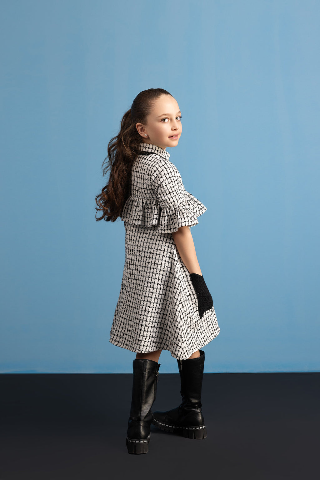 Casia Caligos Contrasting Dress