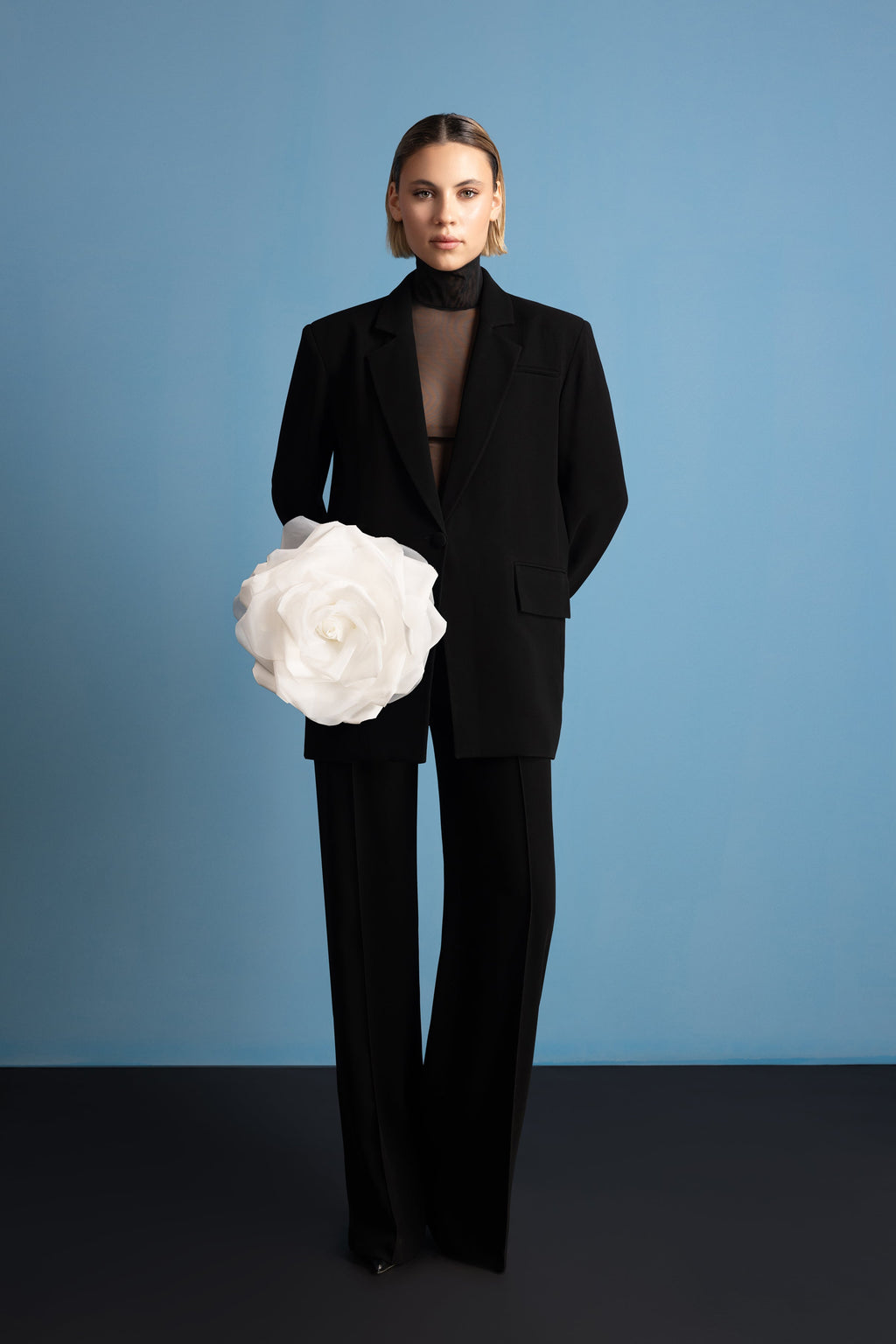 Nigrum & Album 3D Flower Suit