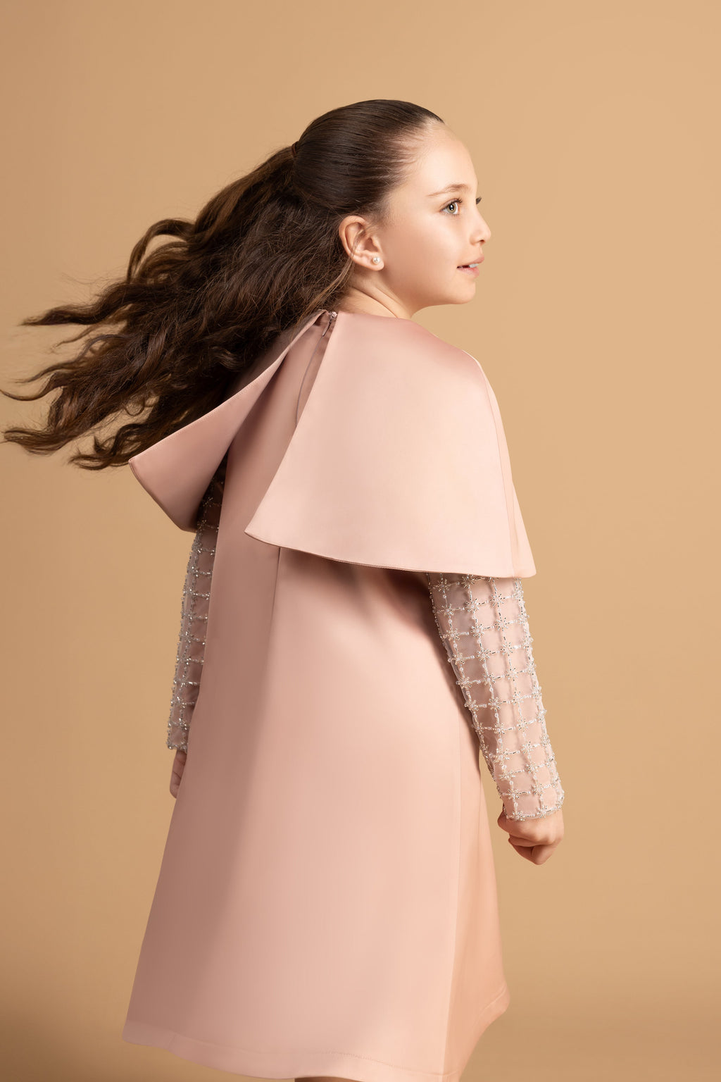 Elysia Girls Cape Dress