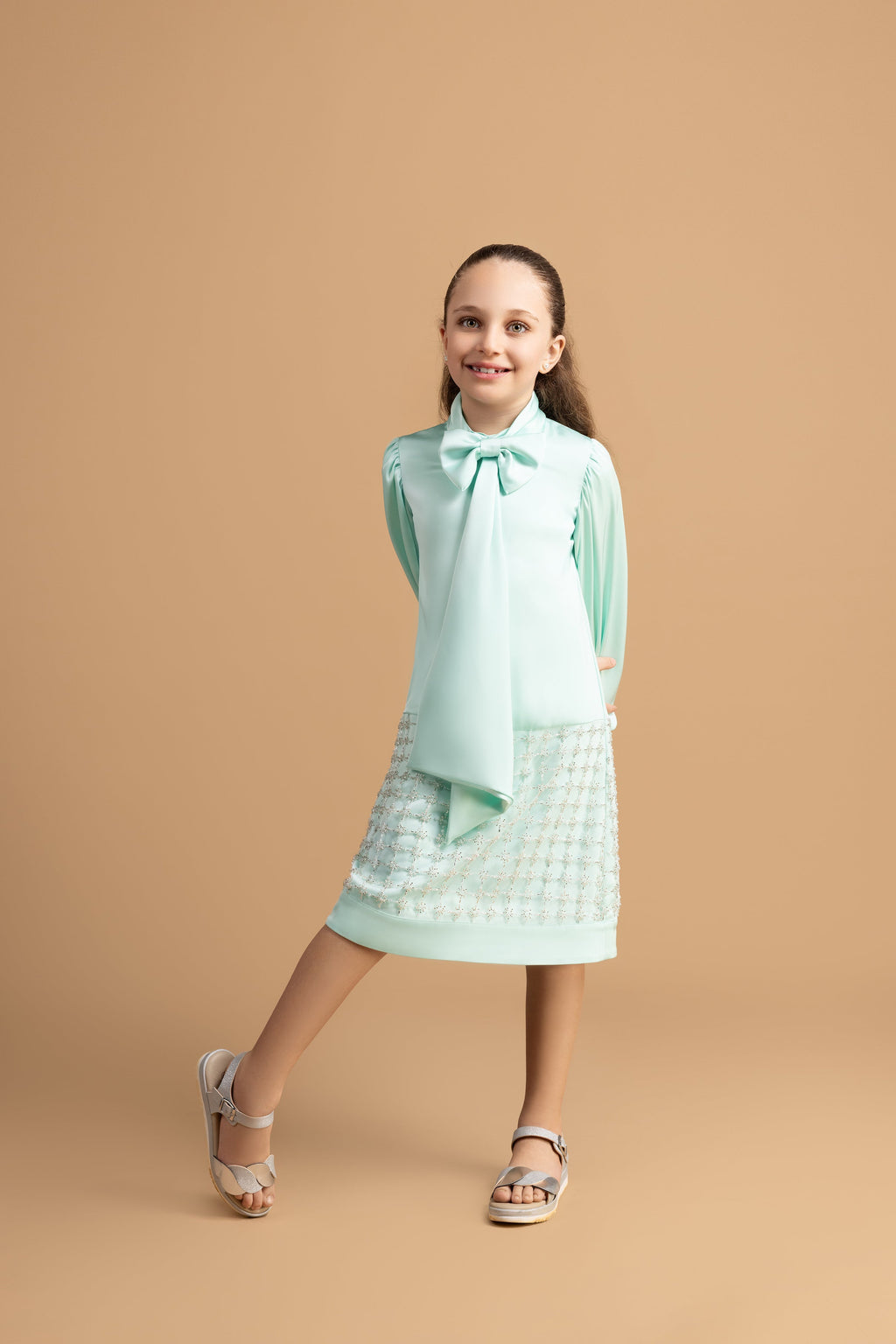 Luna Girl Bow Dress