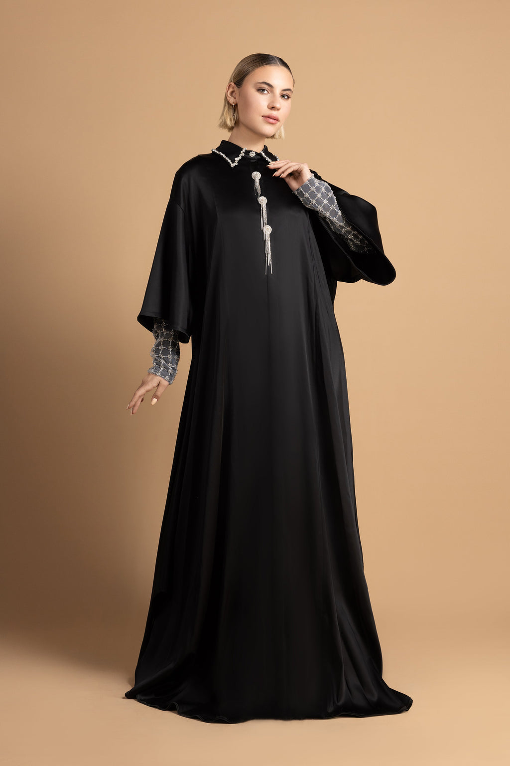 Elysia Women's Abaya Shirt Dress