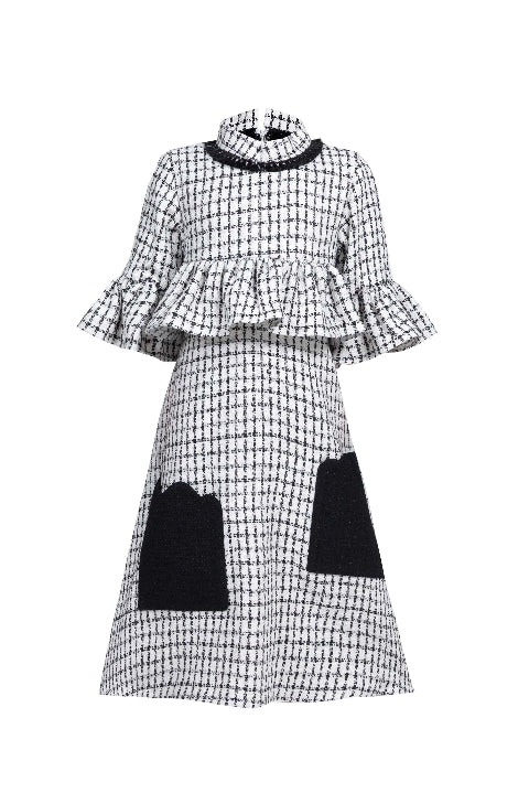 Casia Caligos Contrasting Dress