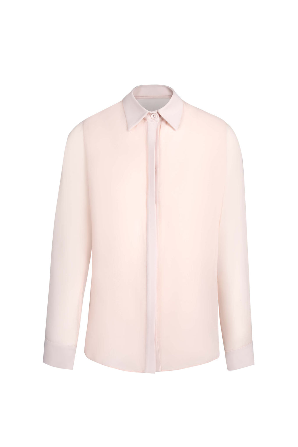 Vespera Rosa Sheer Blouse