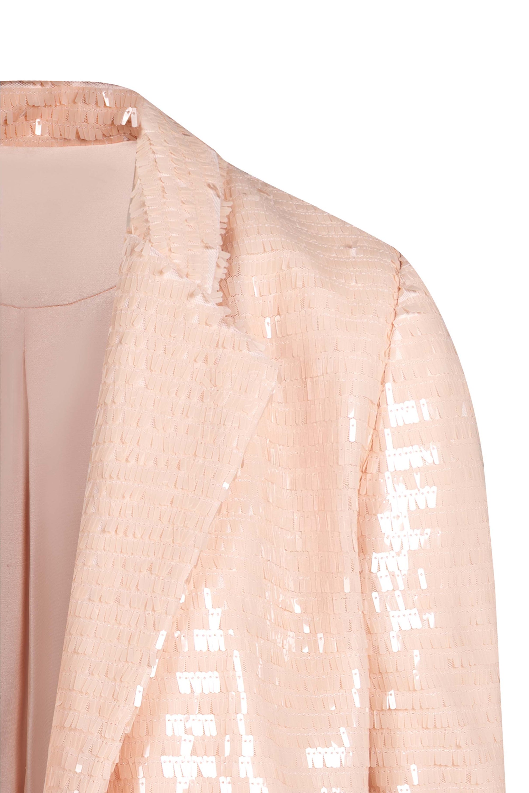 Vespera Rosa Sequin Blazer