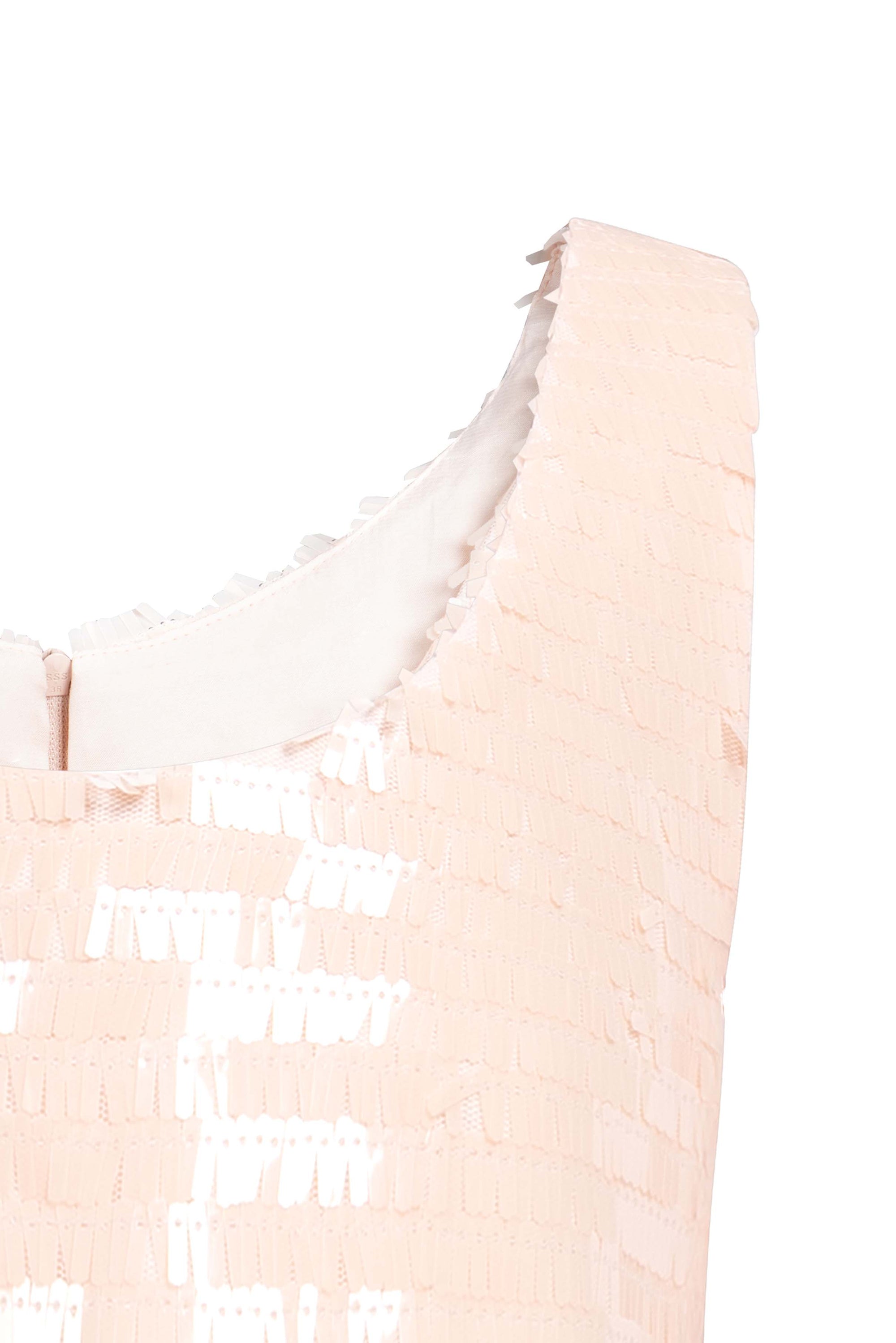 Vespera Rosa Sequin Crop Top