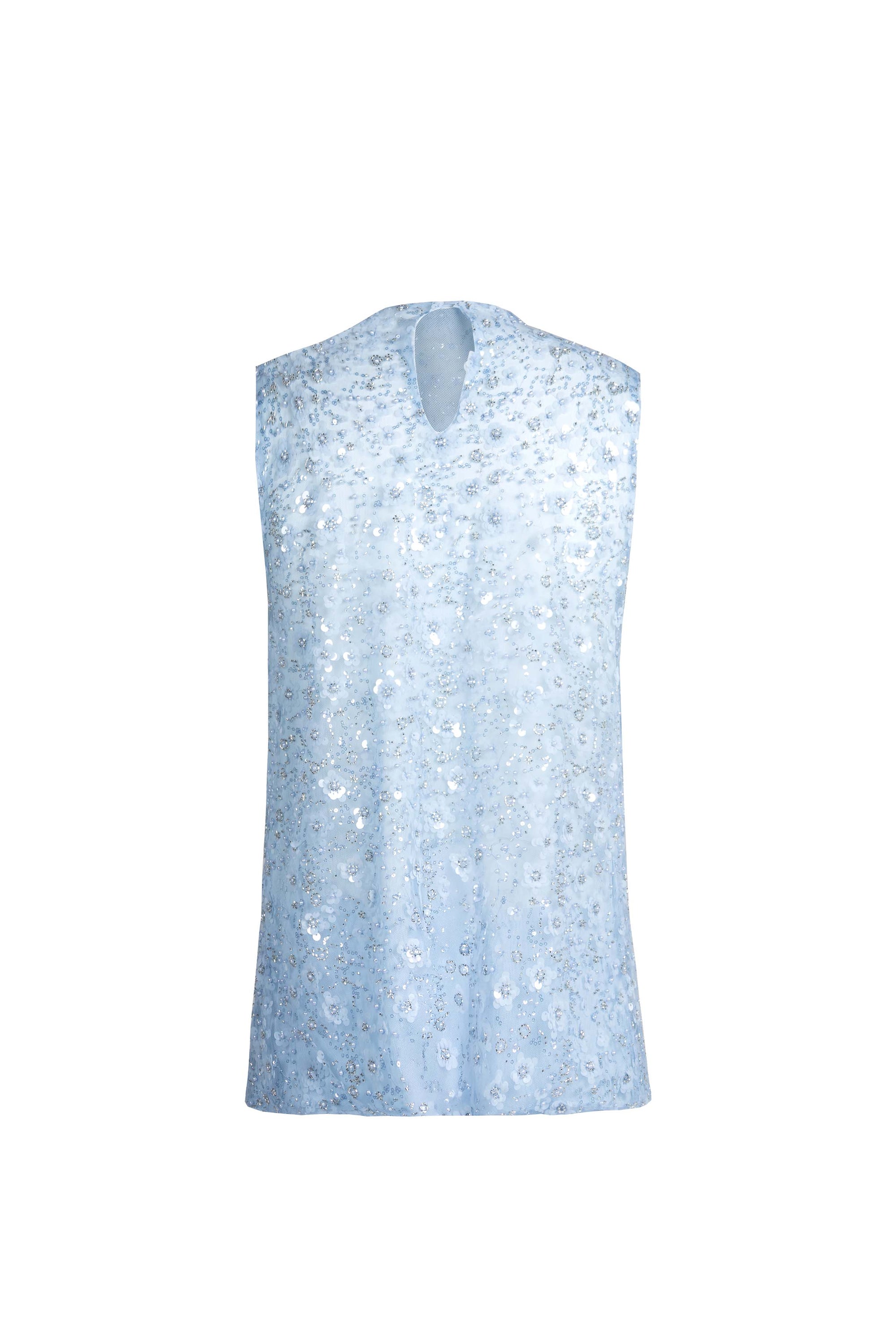 Caeruleum Flores Beaded Top