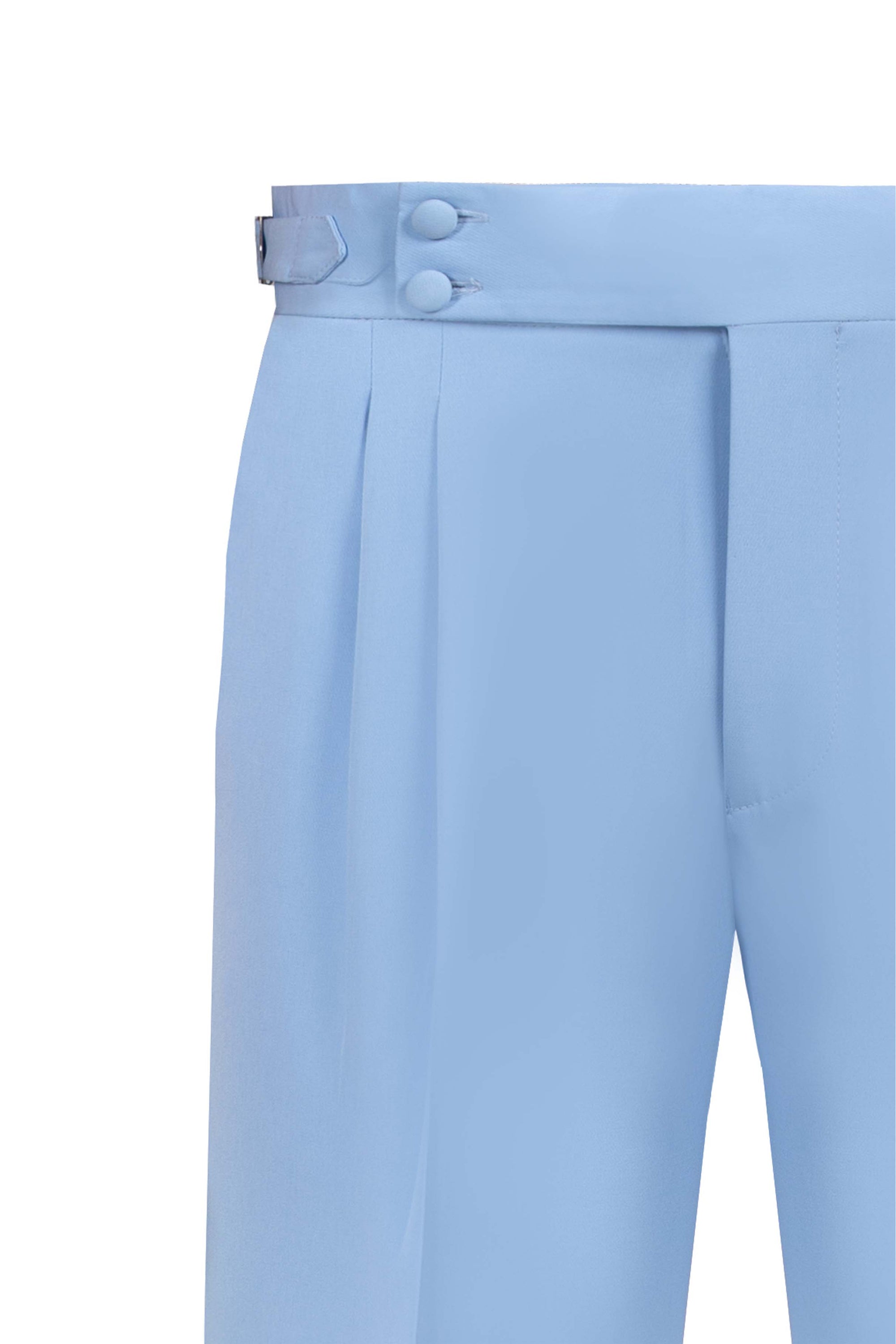 Caeruleum Flores Pleated Pants