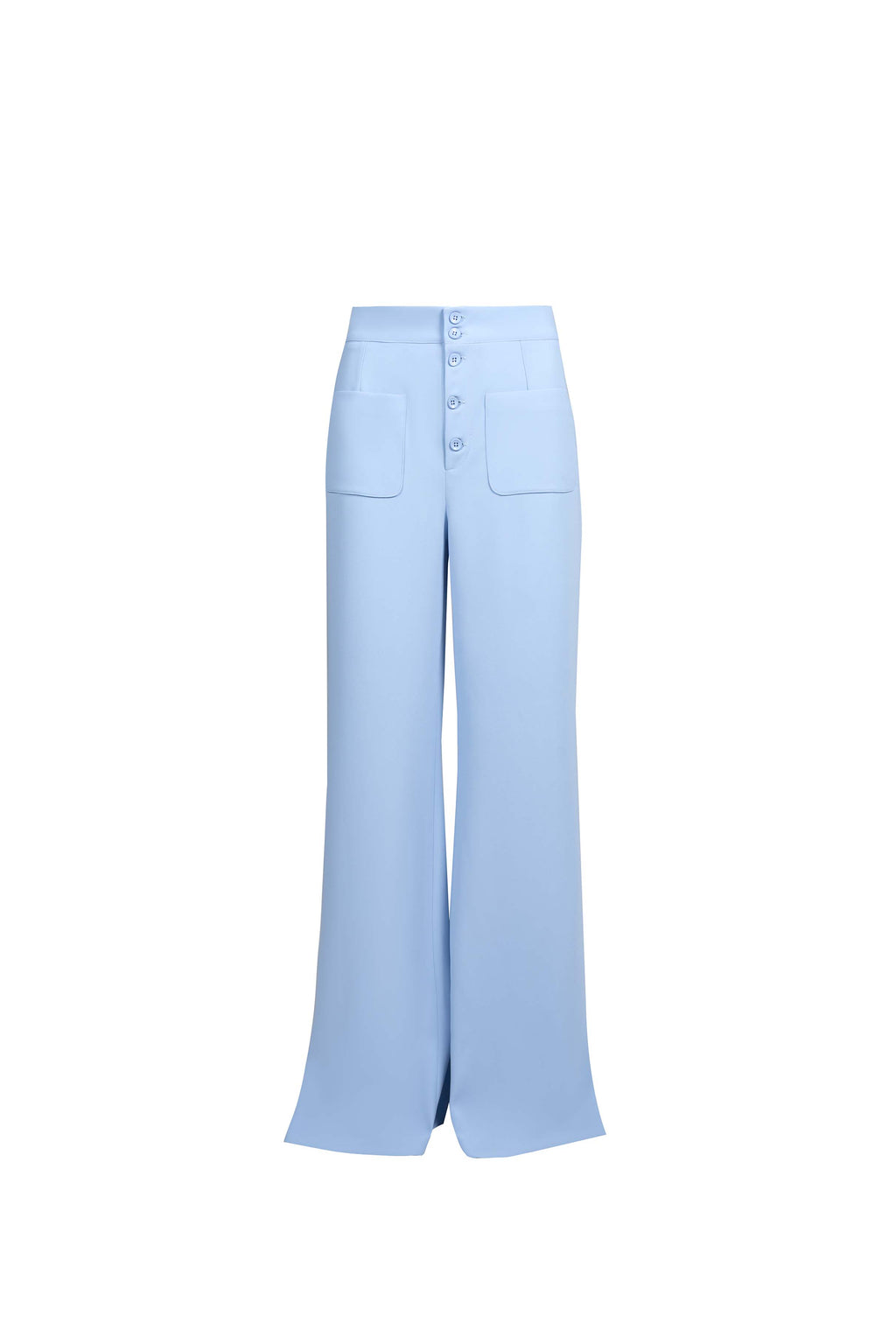 Caeruleum Flores Flared Pants