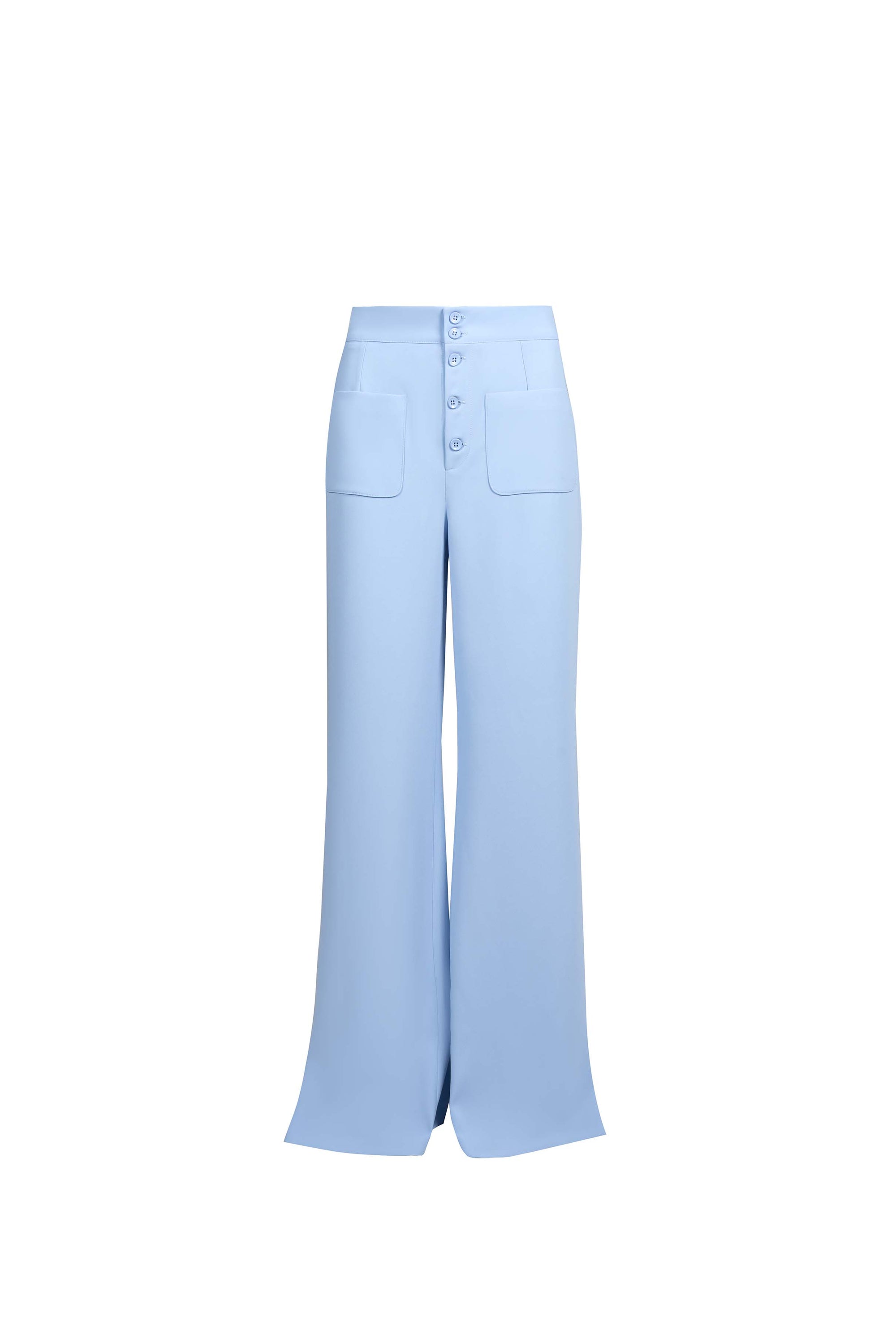 Caeruleum Flores Flared Pants