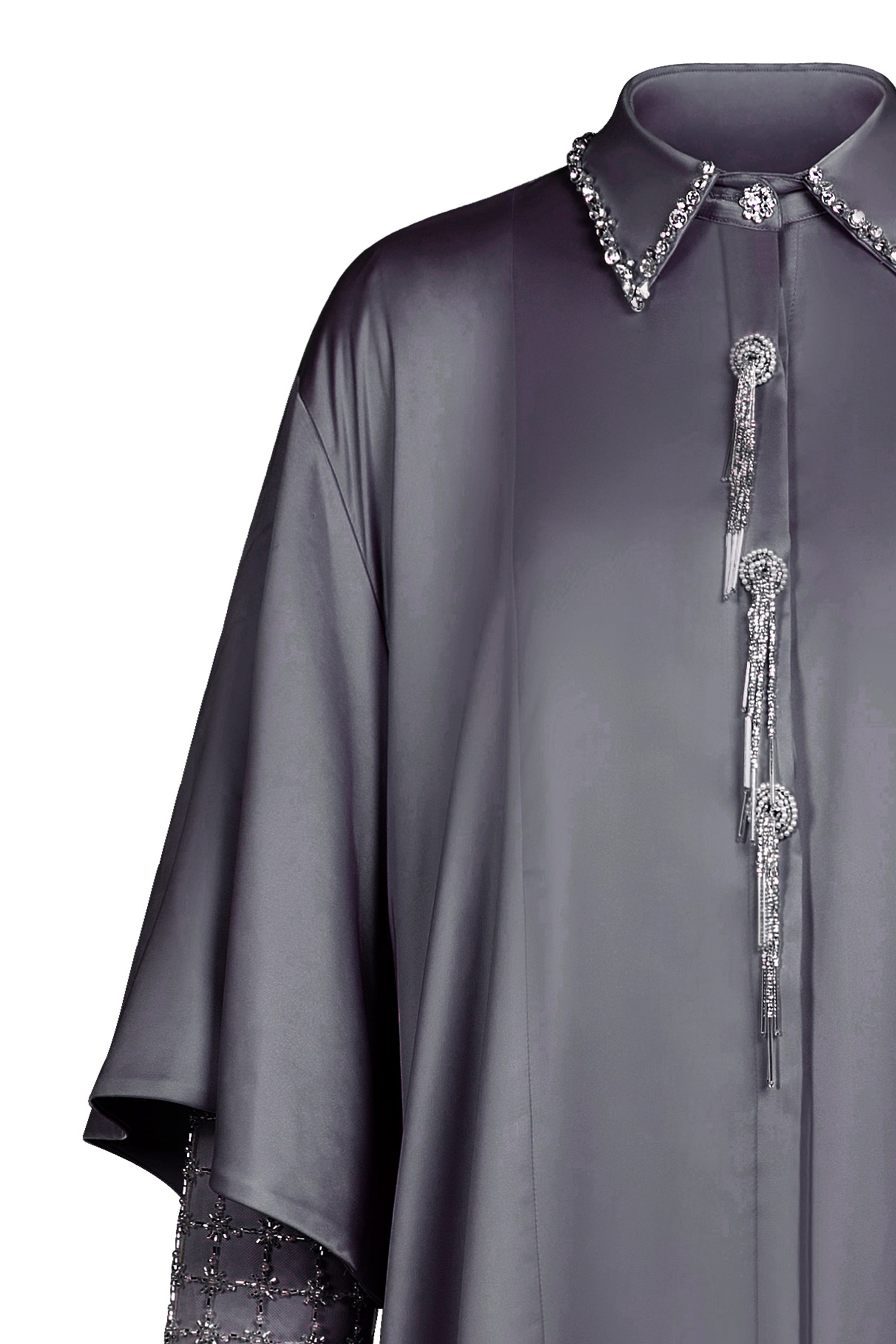 Elysia Women's Abaya Shirt Dress